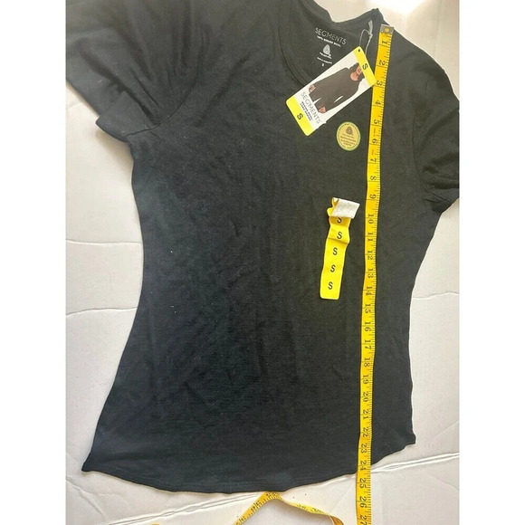 Segments Womens Base Layer Top size S Black Merino Wool Long Sleeve Tee - Picture 6 of 6